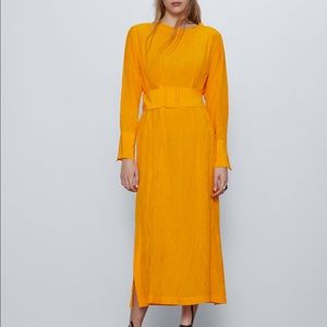 Zara Mustard Dress